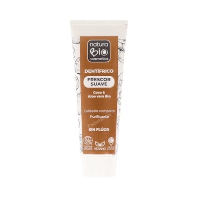 NATURABIO DENTIFRICO FRESCOR SUAVE ALOE VERA & COCO BI 75 ML