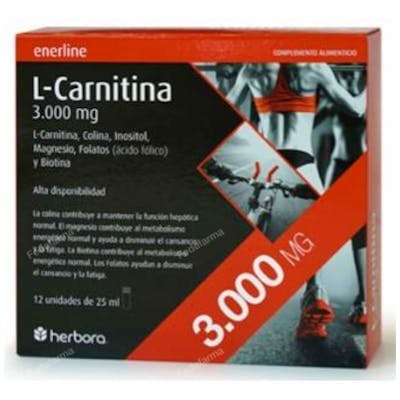 HERBORA L-CARNITINA 3000mg. 12amp.