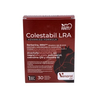 HERBORA COLESTABIL LRA ADVANCED FORMULA 30CAPSULAS
