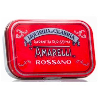 AMARELLI ROSSA spezatina regaliz rozos 12udx40gr.