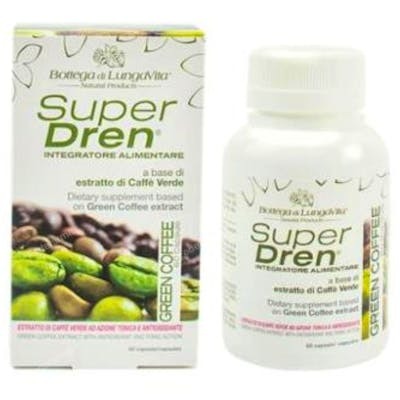BOTTEGA DI LUNGAVITA SUPER DREN CAPSULAS CAFE VERDE 60CAPSULAS