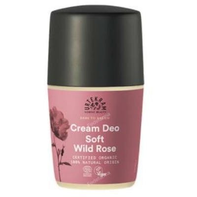URTEKRAM SOFT WILD ROSE desodorante roll-on 50ml. ECO VEGAN
