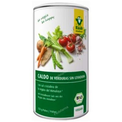 RAAB VITALFOOD CALDO DE VERDURAS sin levadura bote 350gr. BI