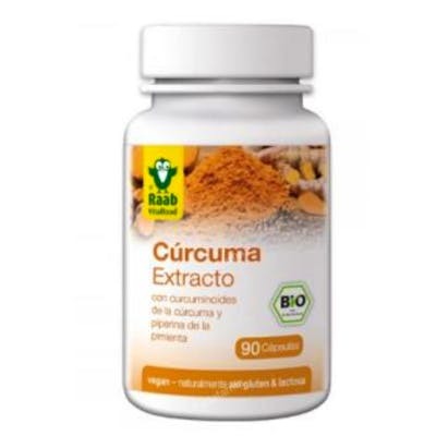 RAAB VITALFOOD CURCUMA extracto 90cap. BIO SG VEGAN