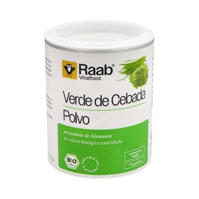 RAAB VITALFOOD VERDE DE CEBADA polvo 75gr. BIO SG VEGAN