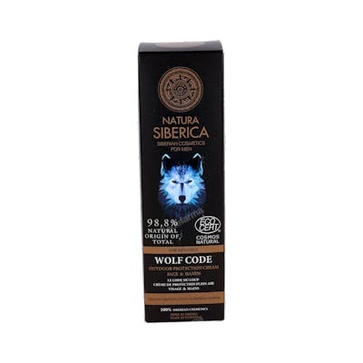 NATURA SIBERICA WOLF CODE MEN crema protectora facial-manos
