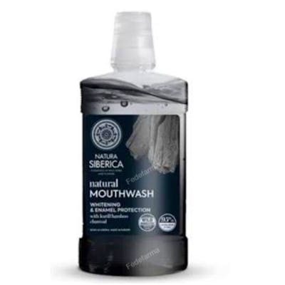 NATURA SIBERICA ENJUAGUE BUCAL NATURAL carbon de bambu 520ml