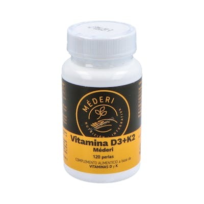 MEDERI NUTRICION INTEGRATIVA VITAMINA D3 + K2 120PERLAS