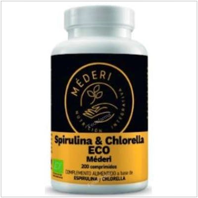 MEDERI NUTRICION INTEGRATIVA ESPIRULINA-CHLORELLA ECO 200COM
