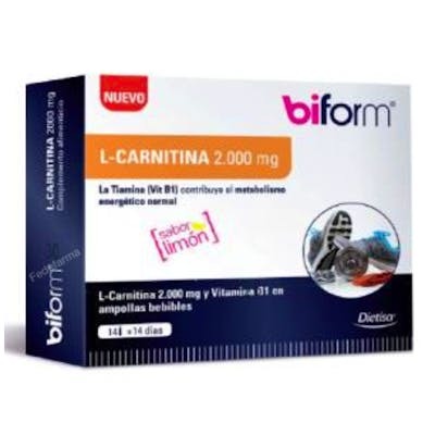 DIETISA (DIELISA) BIFORM L-CARNITINA 2000mg. 14viales