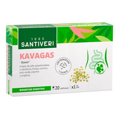 SANTIVERI KAVAGAS 20CAPSULAS
