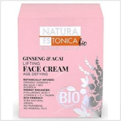 NATURA ESTONICA CREMA FACIAL ginseng-acai 50ml. BIO