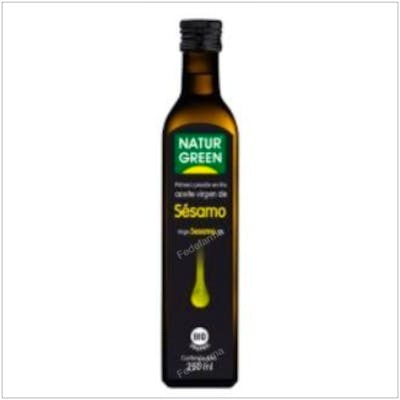 NATURGREEN ACEITE DE SESAMO 1ª PRESSION FRIO 250ML BIO