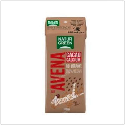 NATURGREEN BEBIDA VEGETAL DE AVENA con choco mini 200m