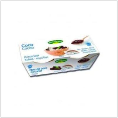 NATURGREEN POSTRE DE COCO con cacao 2x125gr