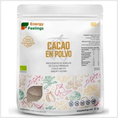 ENERGY FEELINGS CACAO POLVO 1KG ECO VEGAN SG