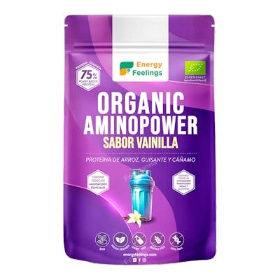 ENERGY FEELINGS ORGANIC AMINOPOWER 75% VAINILLA 500GR ECO VE
