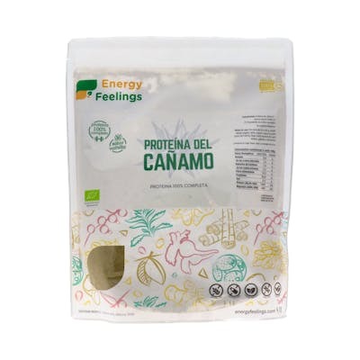 ENERGY FEELINGS PROTEINA DE CAÑAMO vainilla 1kg. ECO VEGAN S