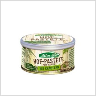 ALLOS PATE VEGETAL con finas hierbas 125gr. BIO VEGAN