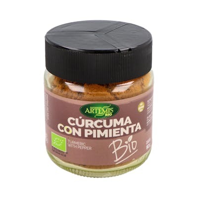 ARTEMIS BIO CURCUMA CON PIMIENTA XL ESPECIA 80GR BIO VEGAN