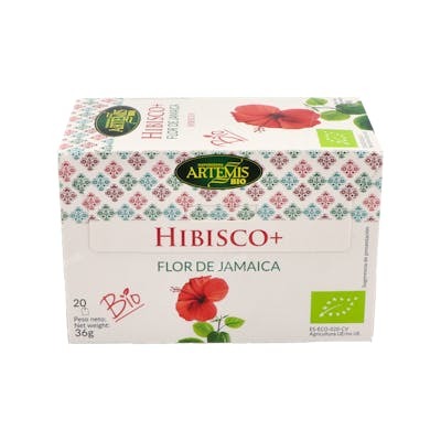 ARTEMIS BIO HIBISCO+FLOR DE JAMAICA INFUSION 20BOLSITAS BIO