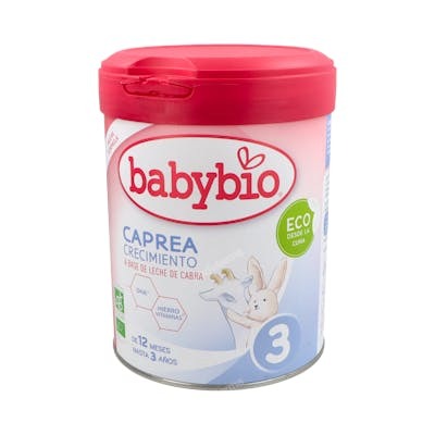 BABYBIO LECHE CAPREA 3 CABRA CRECIMIENTO 12-3años  800g
