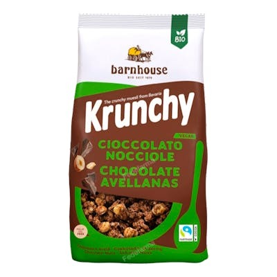 BARNHOUSE MUESLI KRUNCHY SUN choco negro-avellana 375gr. BIO
