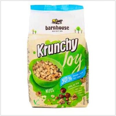 BARNHOUSE MUESLI KRUNCHY JOY avellanas 375gr. BIO S/A