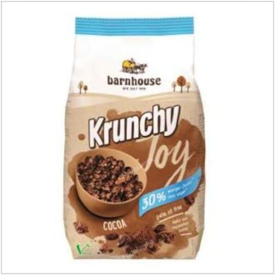 BARNHOUSE MUESLI KRUNCHY JOY cacao 375gr. BIO S/A
