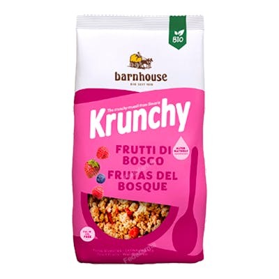 BARNHOUSE MUESLI KRUNCHY LOW SUGAR frutos rojos 375 gr BIO