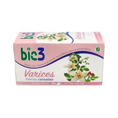 BIE 3 BIE3 VARICES PIERNAS CANSADAS INFUSION 25 SOBRES