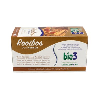 BIE 3 BIE3 TE ROOIBOS CON NARANJA INFUSION 25 SOBRES