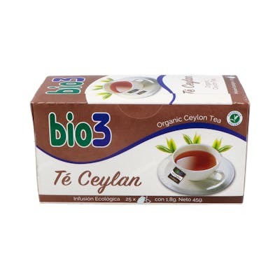 BIE 3 BIE3 TE CEYLAN INFUSION 25 SOBRES BIO