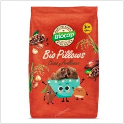 BIOCOP BIOPILLOWS CACAO Y AVELLANAS 300GR BIO SG