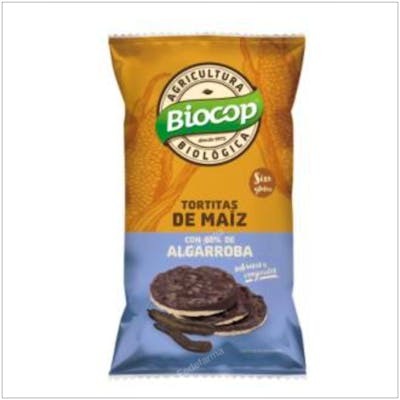 BIOCOP TORTITAS DE MAIZ CON ALGARROBA 100GR BIO