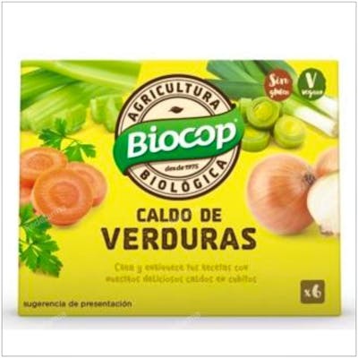 BIOCOP CALDO DE VERDURAS 6CUBITOS BIO