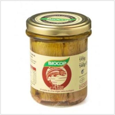 BIOCOP FILETES DE ATUN 195GR BIO