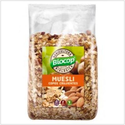 BIOCOP MUESLI copos crujientes 1kg. BIO VEGAN