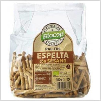 BIOCOP PALITOS DE ESPELTA CON SESAMO 150GR BIO