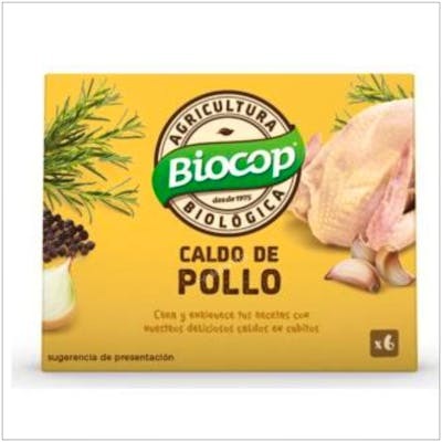 BIOCOP CALDO DE POLLO 6CUBITOS BIO