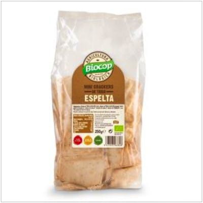 BIOCOP MINI CRACKERS DE TRIGO ESPELTA 250GR BIO VEGAN