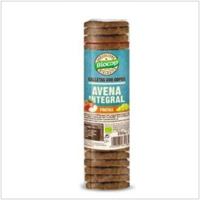 BIOCOP GALLETAS DE AVENA INTEGRAL CON FRUTAS 250GR BIO