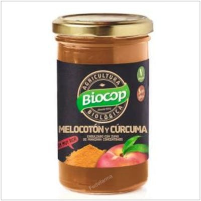 BIOCOP COMPOTA DE MELOCOTON Y CURCUMA 265GR BIO