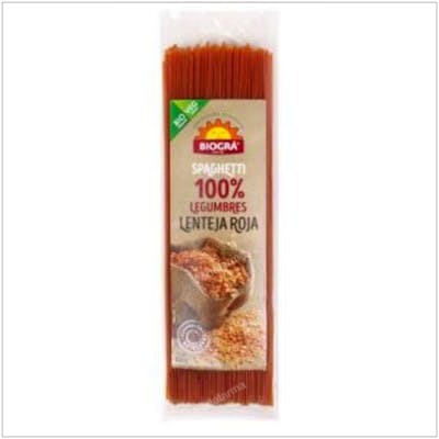 BIOGRA ESPAGUETI DE LENTEJA ROJA 250GR BIO