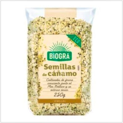BIOGRA SEMILLAS DE CAÑAMO PELADAS 250GR BIO