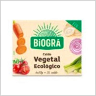 BIOGRA CALDO VEGETAL cubitos 6X10gr. BIO VEGAN
