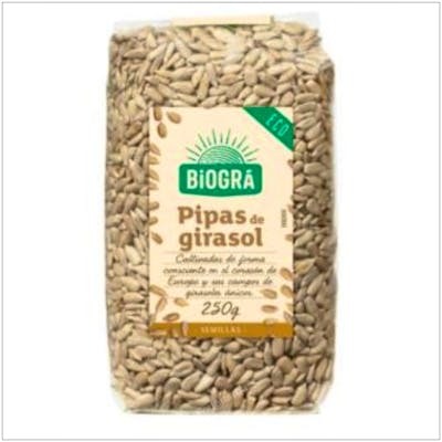BIOGRA PIPAS DE GIRASOL PELADAS 500GR BIO