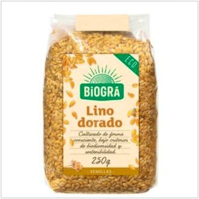 BIOGRA SEMILLAS DE LINO DORADO 250GR BIO