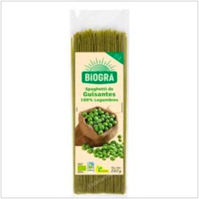 BIOGRA ESPAGUETI DE GUISANTES 250GR BIO VEGAN