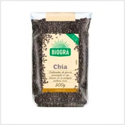 BIOGRA SEMILLAS DE CHIA 500GR BIO VEGAN